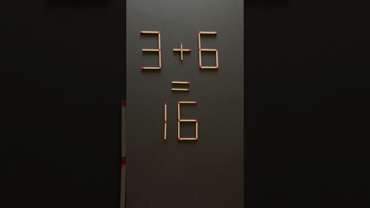 Desafío de Razonamiento Matemático con Cerillos 🤔