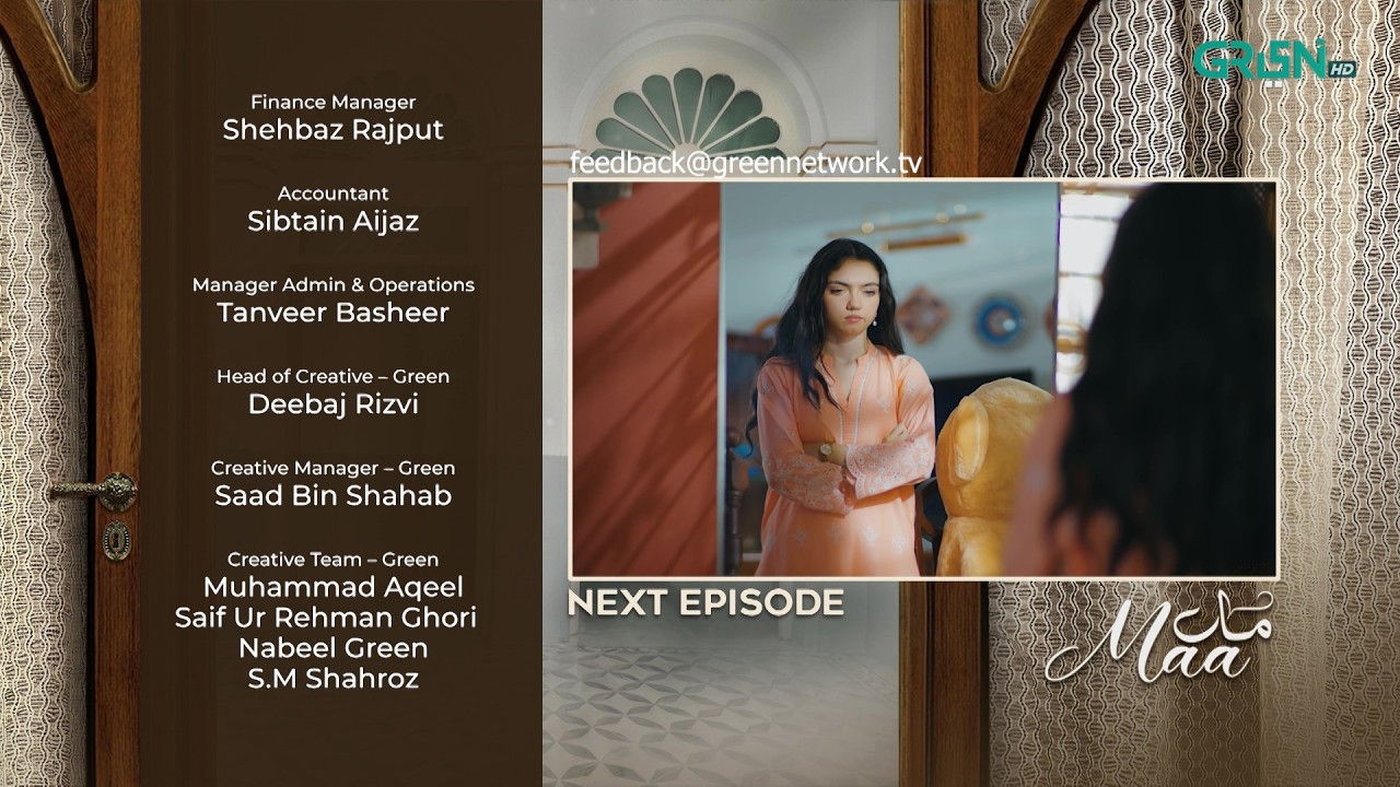 Teaser : Maa Episode 32 | Aina Asif - Ahmed Rafique - Sunita Marshall | Green TV Dramas