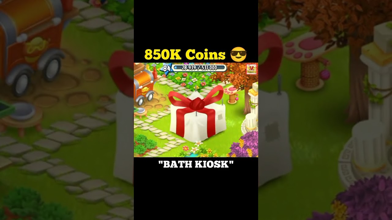 Spending 850K Coins on a New Bath Kiosk 🏡