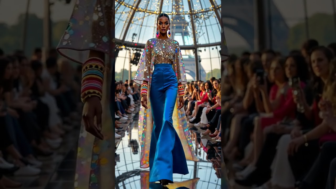 Disco & Delhi Collide: 70s Glamour Meets Indian Couture at Paris Fashion Week ✨