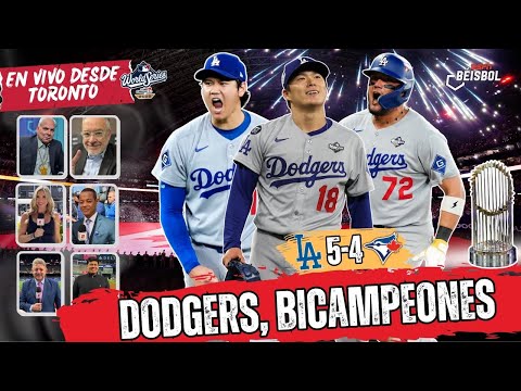 DODGERS, BICAMPEONES de SERIE MUNDIAL tras ganar DRAMÁTICO JUEGO 7 vs BLUE JAYS | ESPN Beisbol