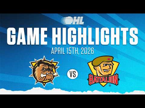 OHL Highlights: Brantford Bulldogs vs North Bay 🏒 Apr 15, 2026