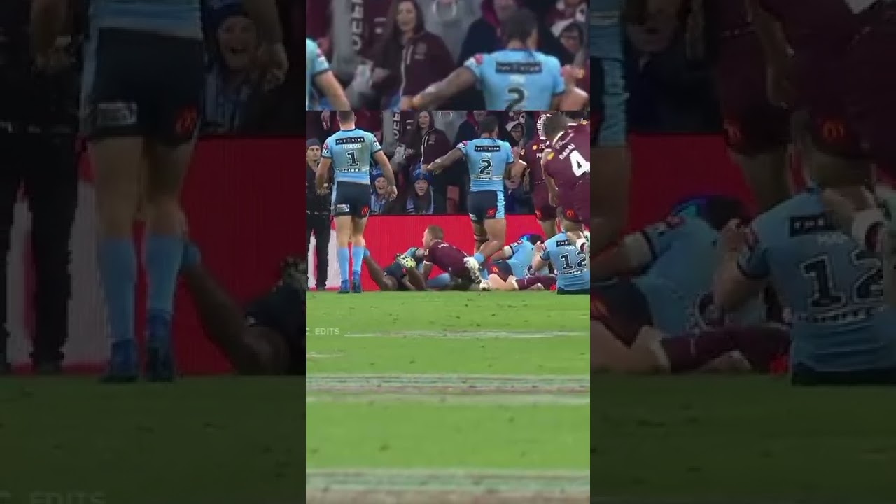 Epic State of Origin Fight! 🥶 Highlights You Can't Miss