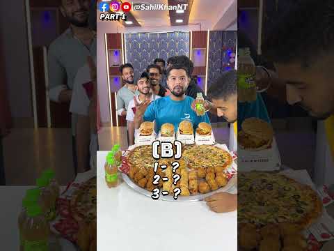 Guess 3 Country By Single Alphabet 😱🤯 And Eat Unlimited Pizza, Burger, Rolls🤩| P-1 | #shorts #funny