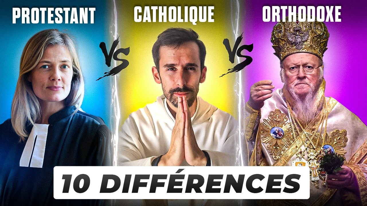 Catholiques, Orthodoxes, Protestants : 10 différences clés à connaître ✝️