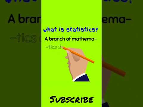 What is Statistics? statistics definition #shorts #short @jbstatistics #statistics