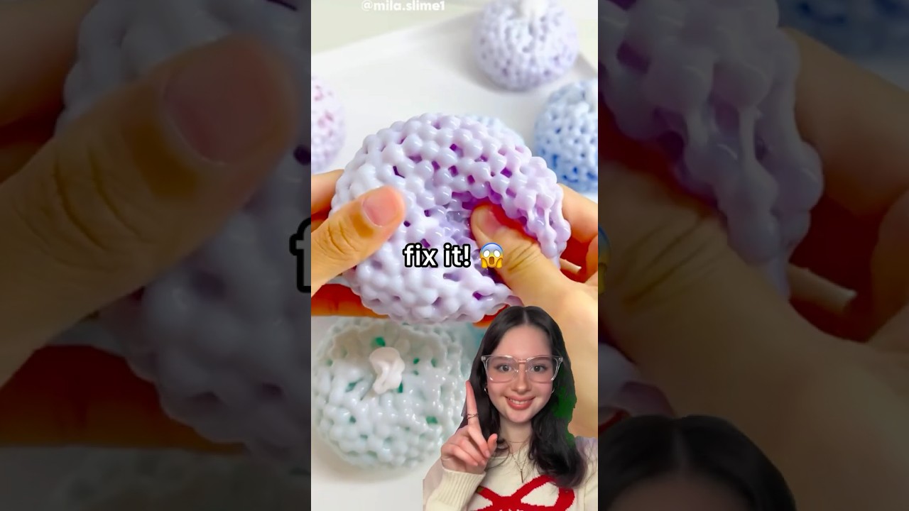 FIXING MY BROKEN STRESS BALL! π±π³ππ«§ *satisfying crunchy asmr*