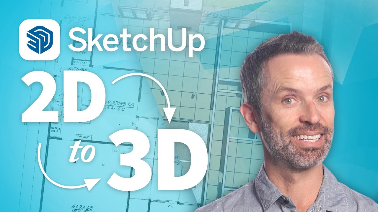 SketchUp Guide: Convert 2D Floor Plans to 3D in 5 Steps π