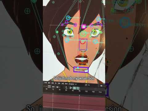 Moho Animation Facial Rigging / Character Animation #moho #animation #characterdesign