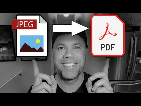 How To Change JPEG Image to PDF (Convert to PDF)