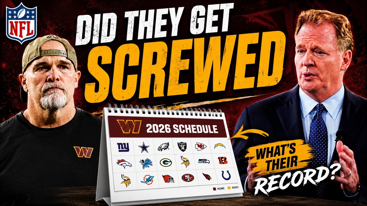 HIDDEN ADVANTAGE In Commanders Schedule! Way-too-Early Record Prediction & Secret Details!