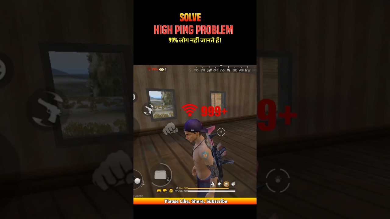 Fix High Ping 999+ in Free Fire 🎮