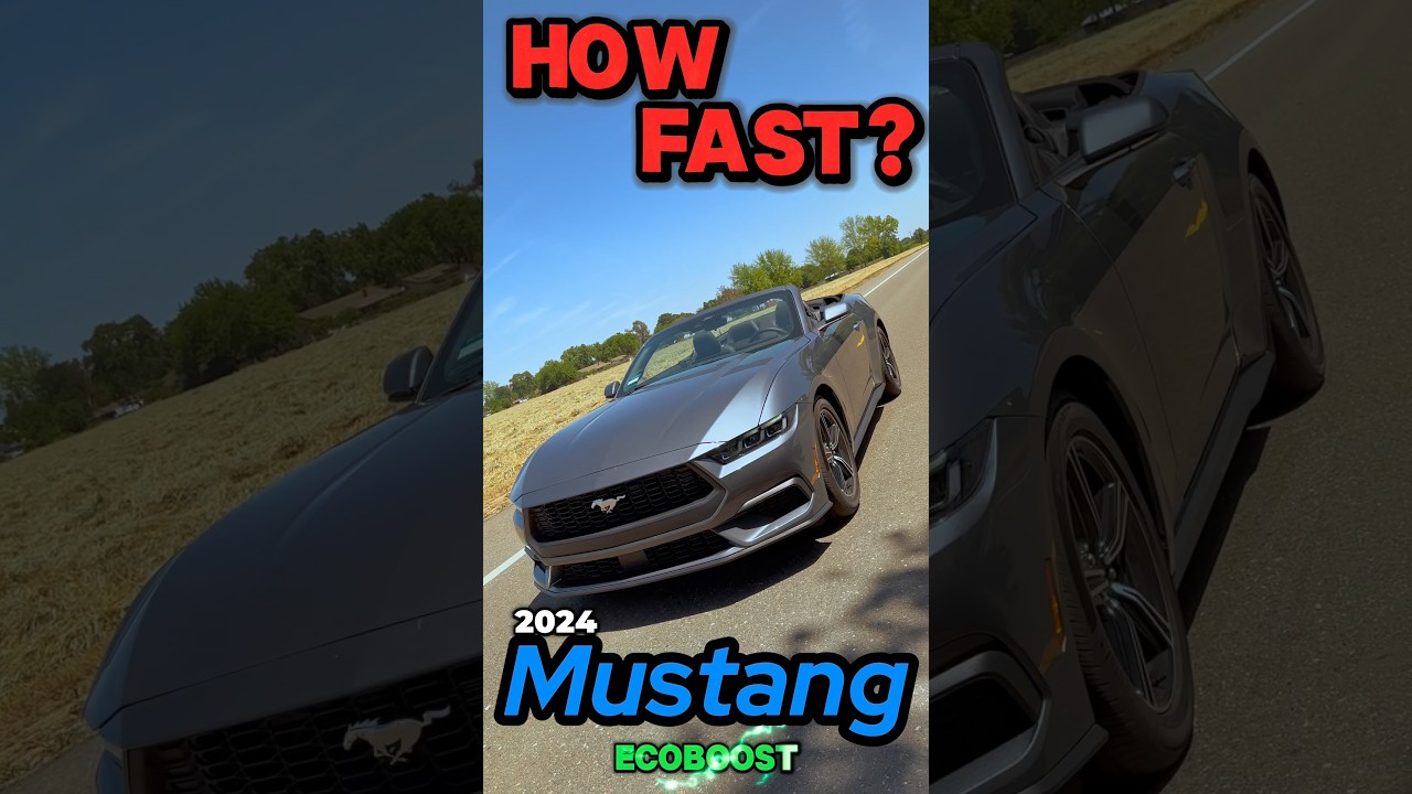 2024 Ford Mustang EcoBoost: Speed & Performance 🚗
