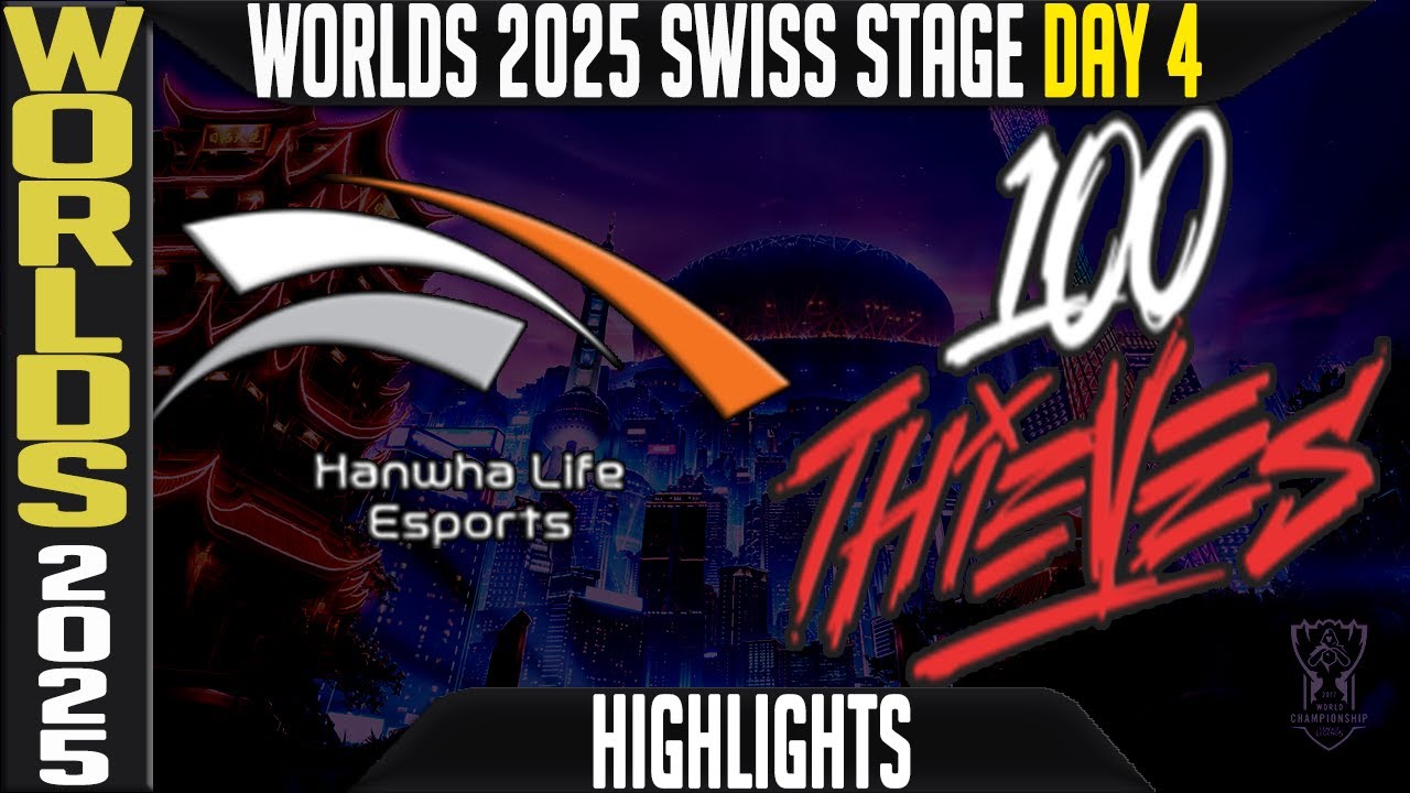 HLE vs 100T Highlights | Worlds 2025 Day 4