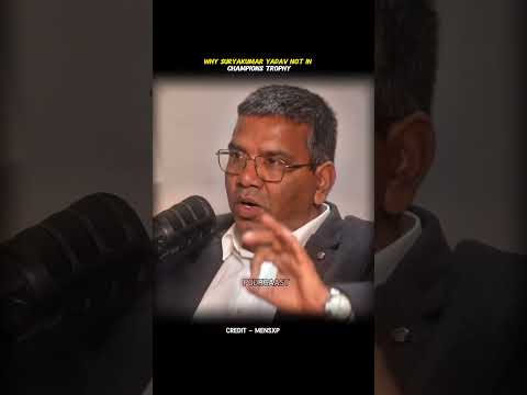Why Suryakumar Yadav not selected in Champions trophy | #shorts #cricket