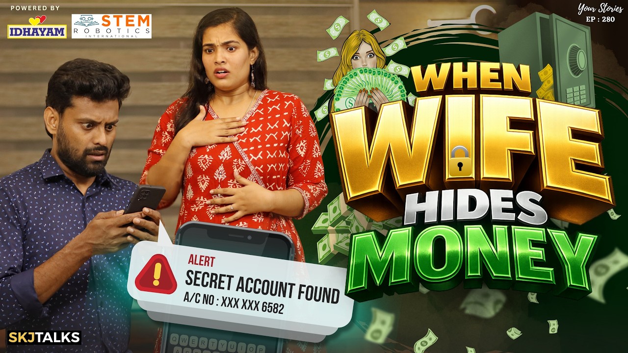 When Wife Hides Money | Money Secrets in Marriage | YS EP-280 | SKJ Talks | Family Short film
