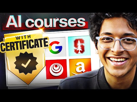 TOP 5 AI COURSES For Beginners (w/ Certificates) [2025] | Ishan Sharma