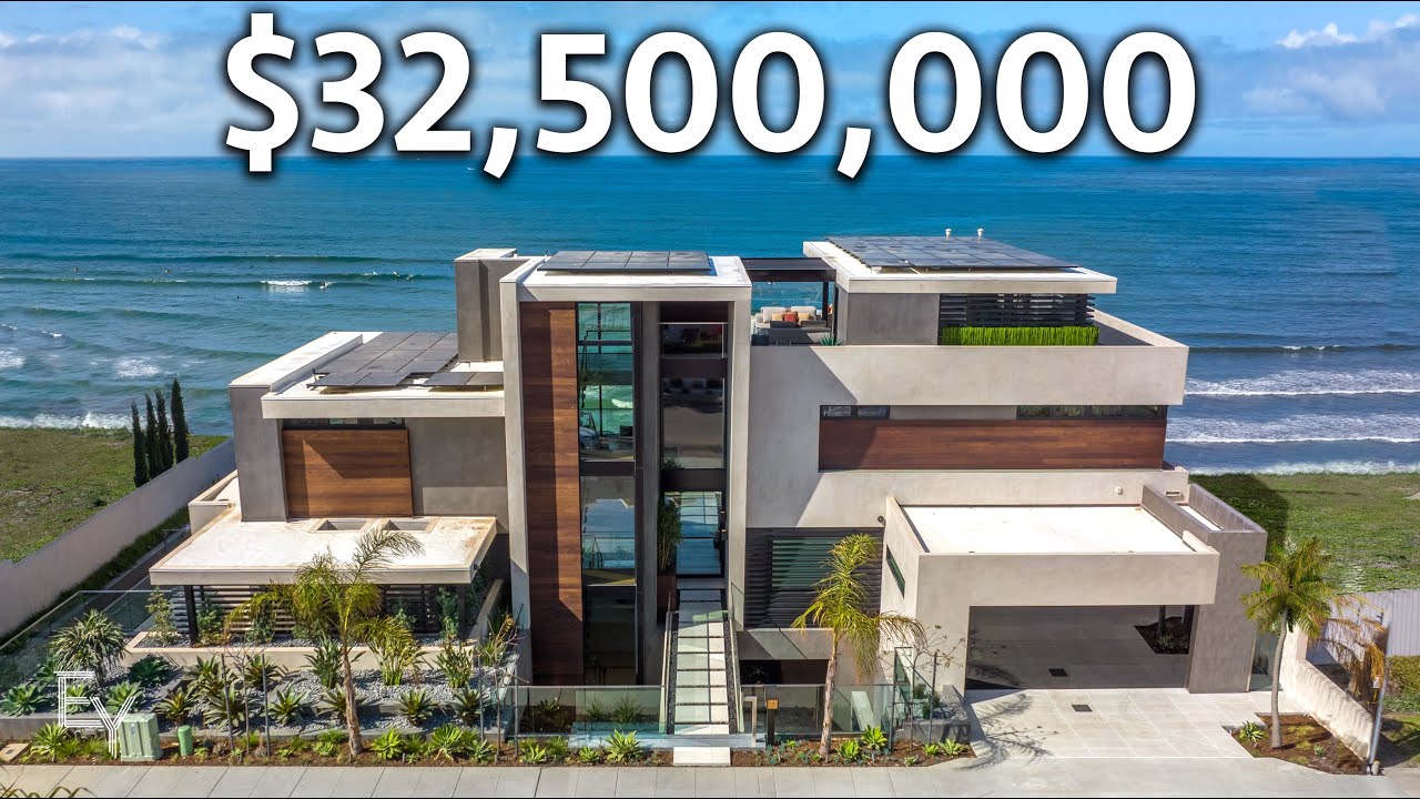 Touring a $32.5M Oceanfront California Modern Mansion 🌊