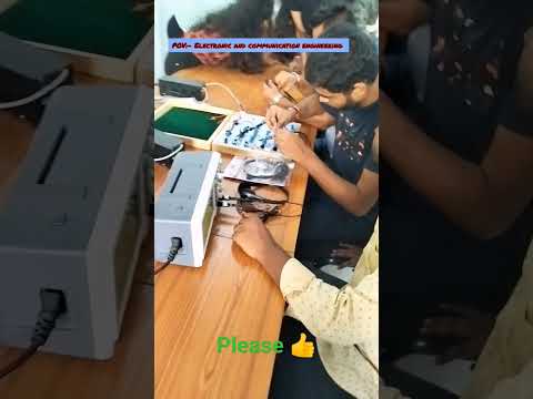 Electronic and communication engineering lab #ece #lab