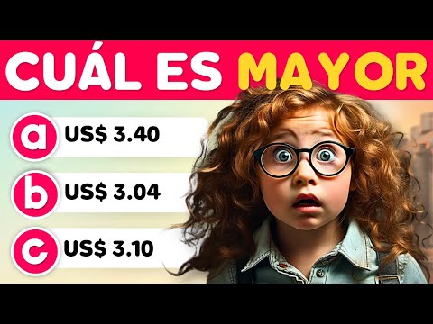 25 PREGUNTAS DE PRIMARIA | MATEMÁTICAS (Con Opciones)