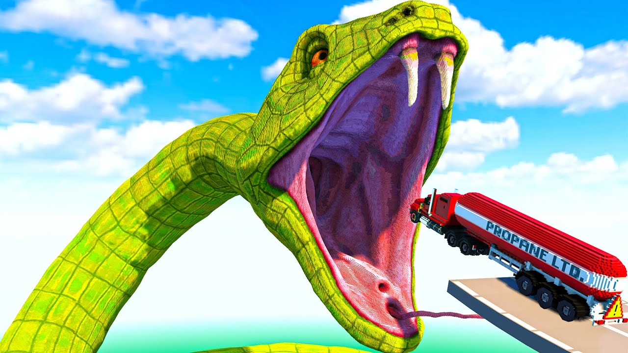 Epic Showdown: Cars vs Snake π | Teardown and Analysis