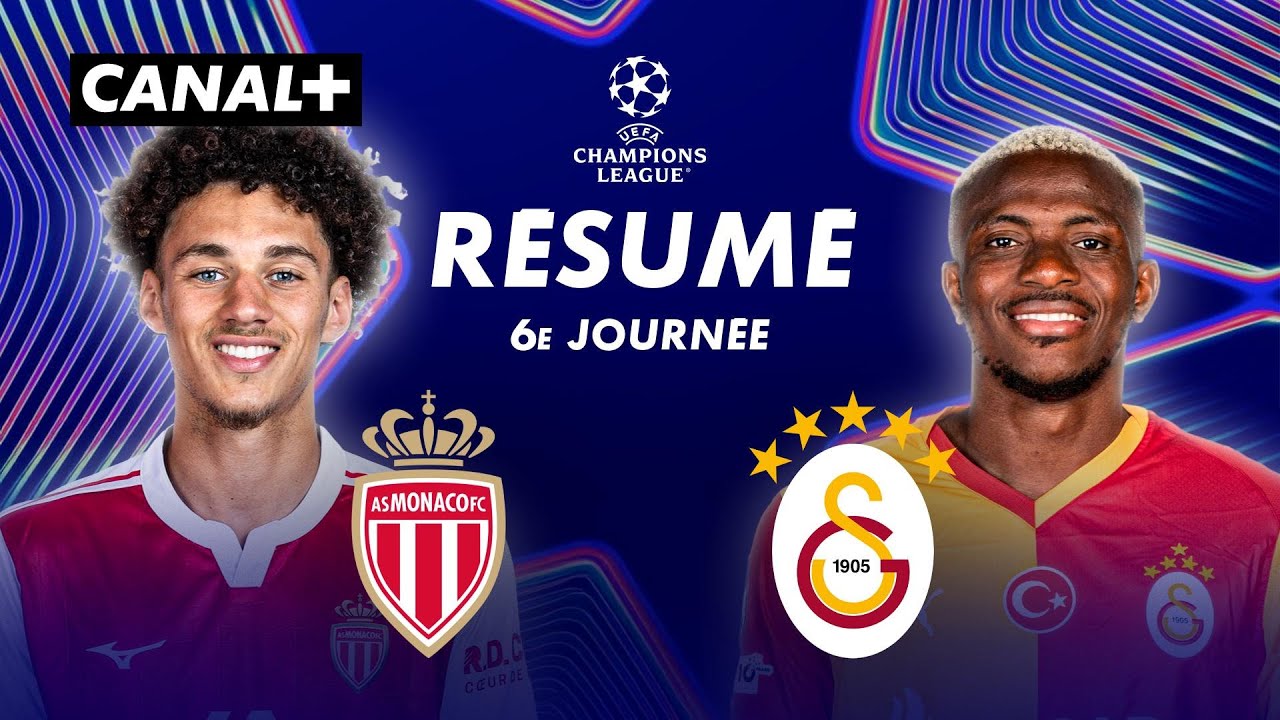 Résumé Monaco vs Galatasaray - Ligue des Champions 2026 ⚽
