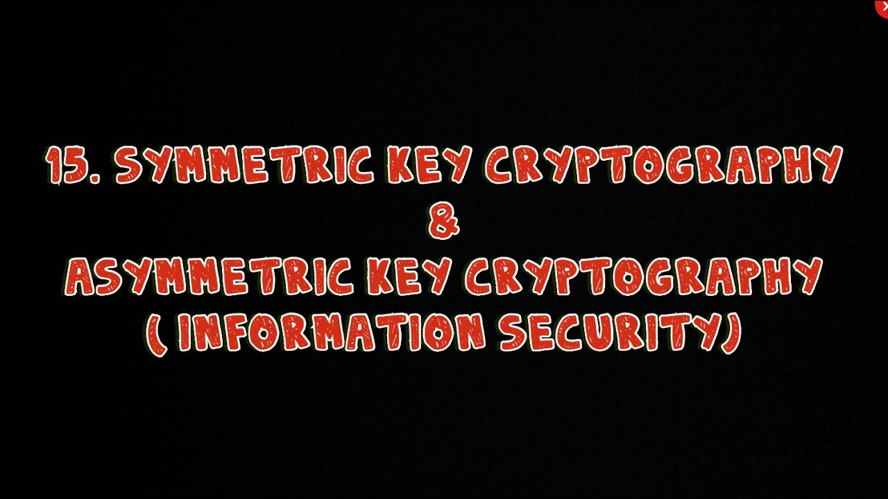 🔐 Symmetric & Asymmetric Key Cryptography Explained with Diagrams | Information Security