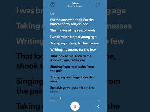 Believer song lyrics 😮‍💨 | #song #lyrics #believer # #music #newsong #english #englishsongs