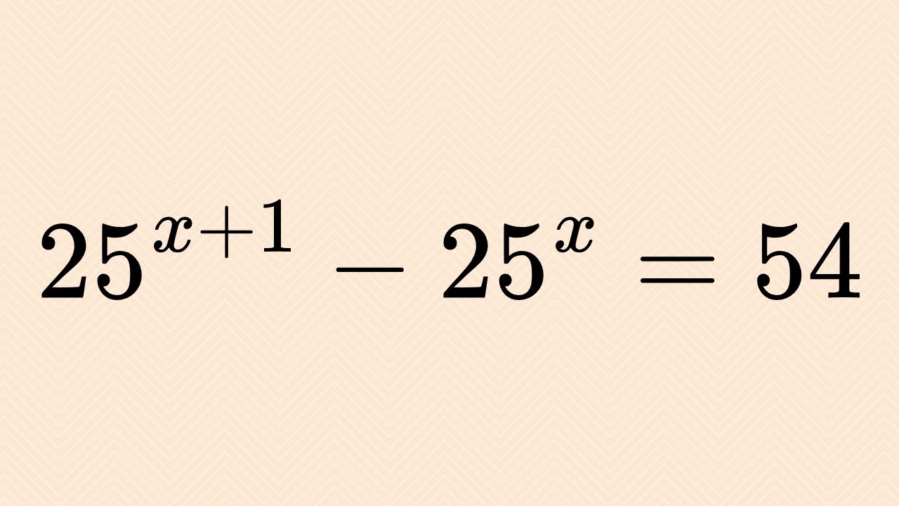 Japanese | An Interesting Exponential Algebra Problem | Find the Value of X