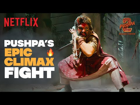 Pushpa’s LEGENDARY Climax Scene 🔥 | Allu Arjun | Pushpa 2: The Rule (Reloaded Version)