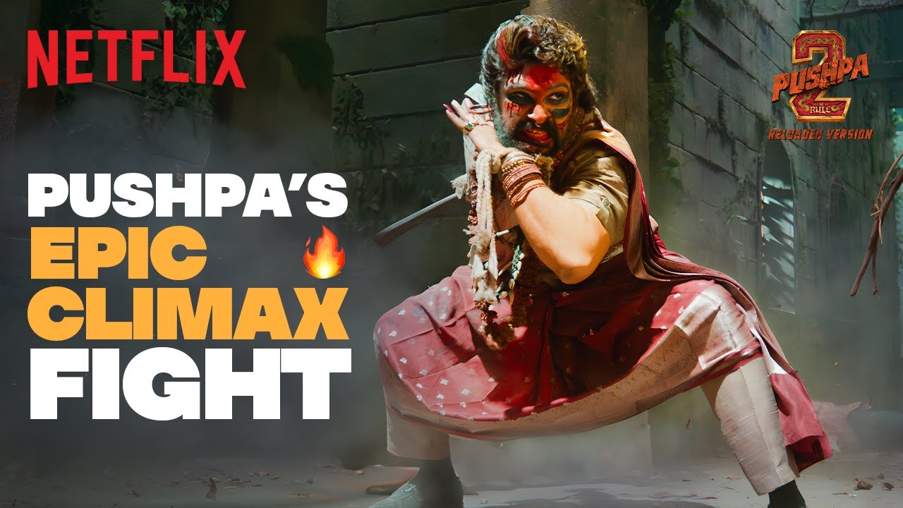 Pushpa’s Epic Climax Scene 🔥 | Allu Arjun in Pushpa 2: The Rule (Reloaded Version)
