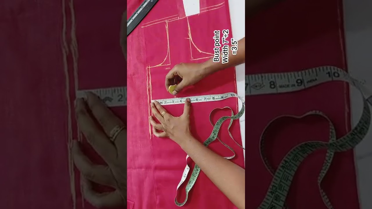 Step-by-Step Guide to Cutting the Front Part of a Blouse ✂️ | Full Video Tutorial