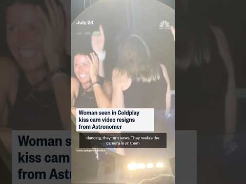 Woman seen in Coldplay kiss cam video resigns from Astronomer