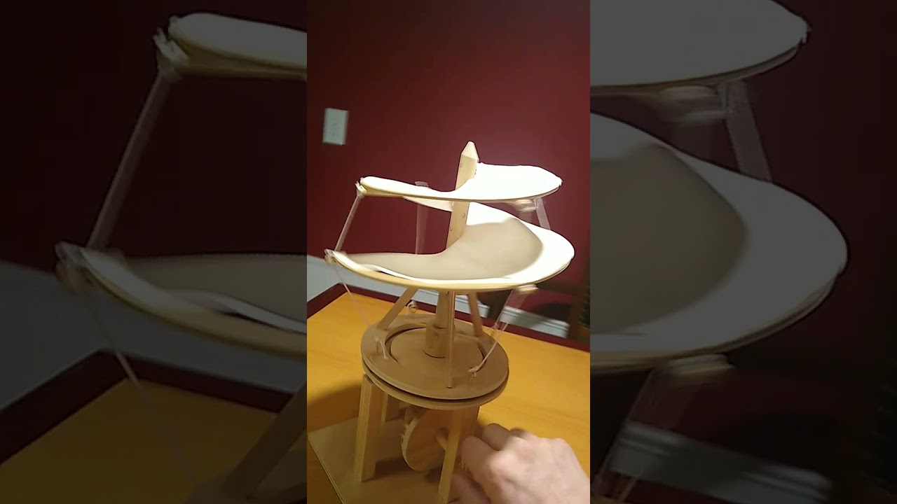 Da Vinci's Aerial Screw Model ✈️