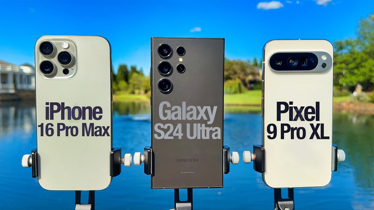 iPhone 16 Pro Max vs Galaxy S24 Ultra & Pixel 9 Pro XL 📸