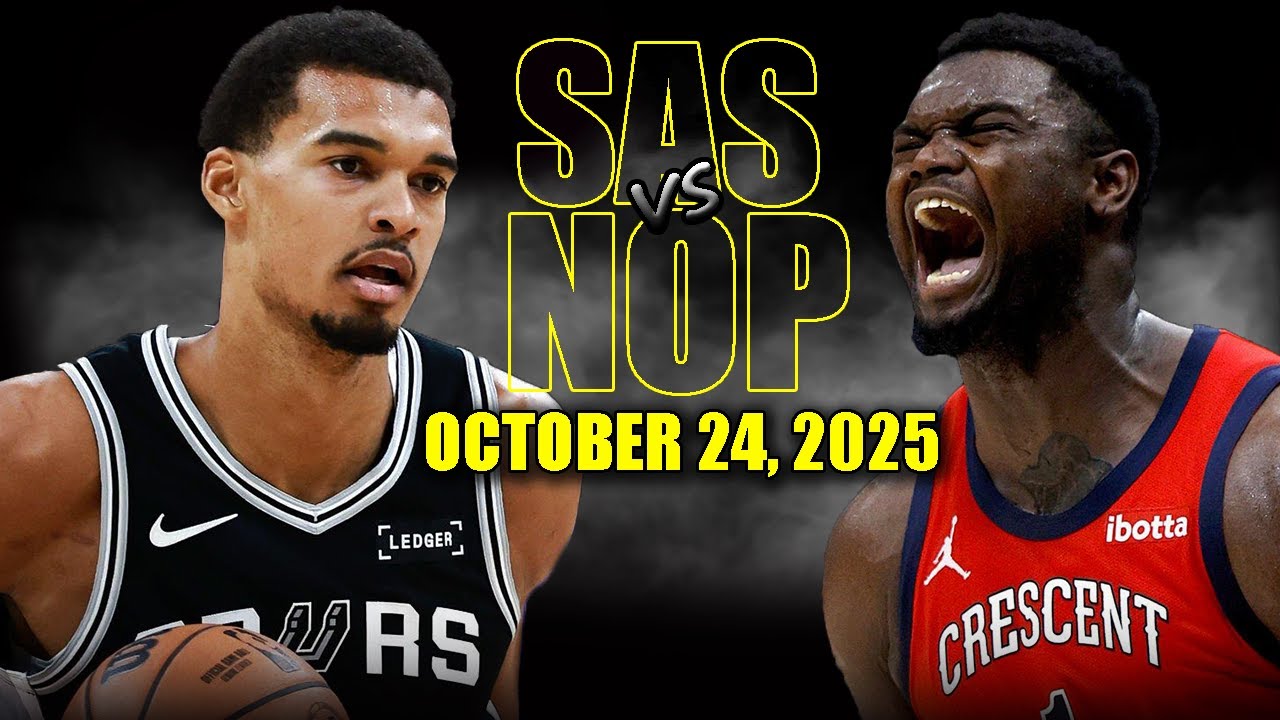 San Antonio Spurs vs New Orleans Pelicans | Full Game Highlights (Oct 24, 2025) 🏀