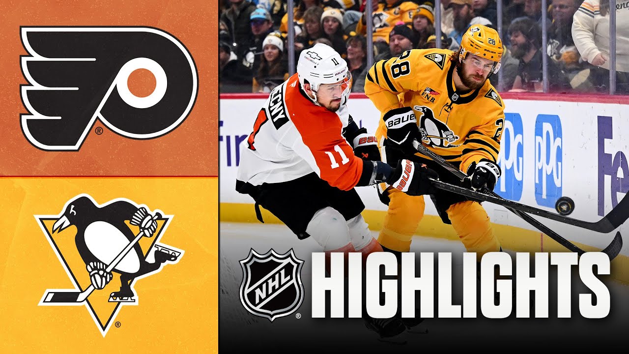 Flyers vs. Penguins NHL Highlights | Jan 15, 2026 🏒