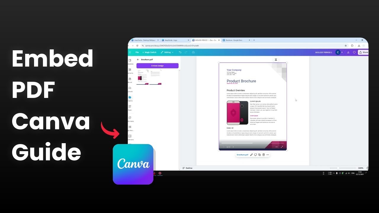 Embed PDFs in Canva Easily 📄
