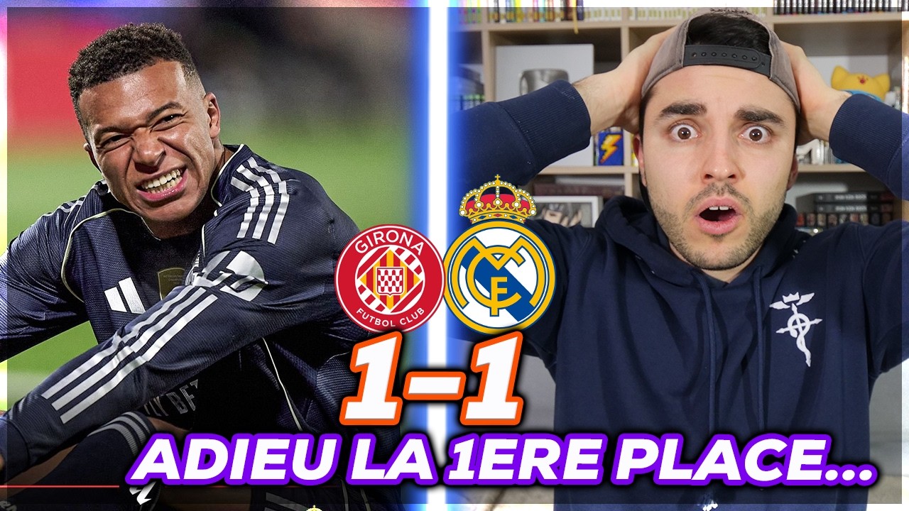 Défaite de Madrid : 1-1 contre Girona ⚽