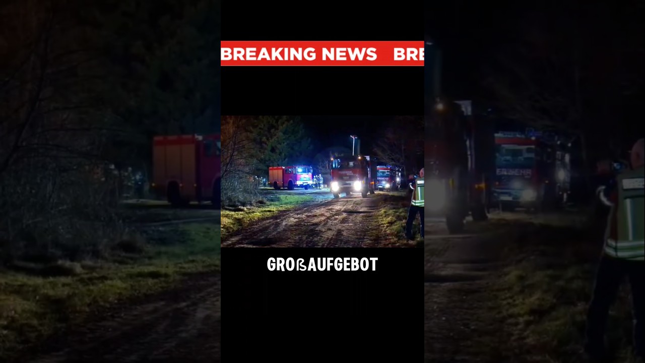 Brand in der Nähe der ehemaligen JVA in Celle