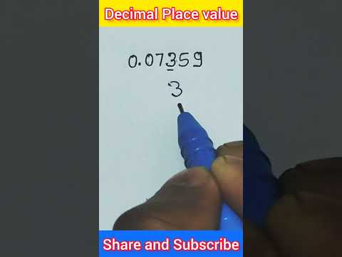 🔥Decimal place value 😨😱 #shorts #youtubeshorts #viral #trending #maths #mathematics #mathtricks