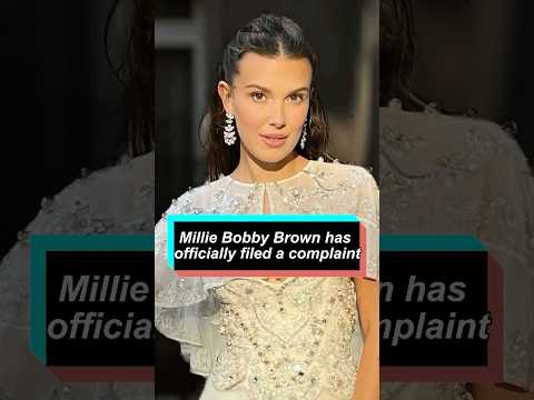 Millie Bobby Brown has officially filed a complaint against David Harbour #celebrity #usa