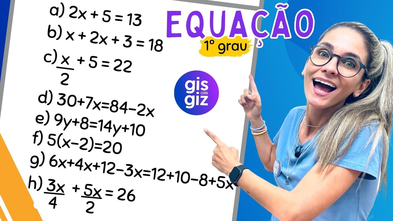 Equação do 1º Grau #04: Como Resolver Exercícios Passo a Passo 🧮