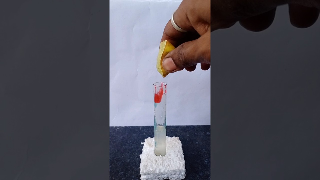 Simple Chemical Reaction Experiment 🧪