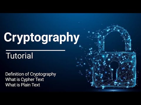 What is Cryptography? What is Cipher Text And Plain Text? What is Keys and Algorithm in Cryptography