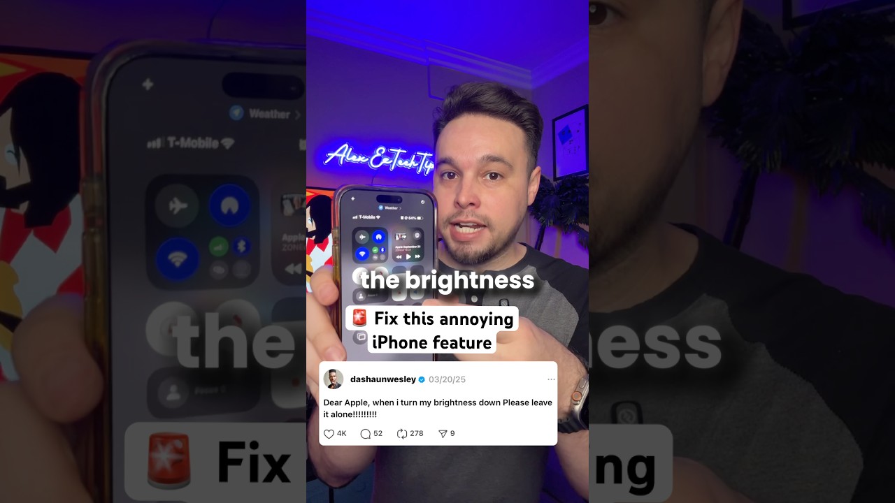 Disable Auto Brightness on iPhone ❌