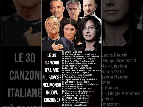 Musica Italiana anni 70 80 90 00 - Le 30 canzoni italiane più famose nel mondo (Nuova Edizione)