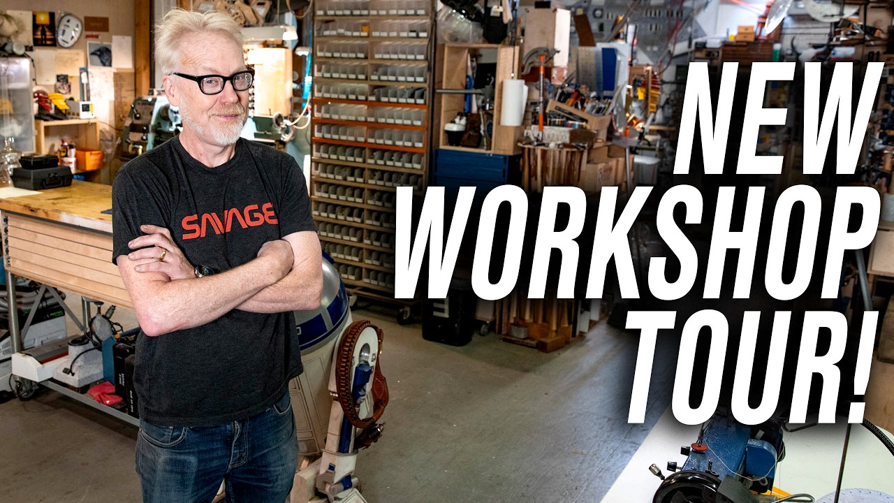 2024 Tour of Adam Savage's Transformed Shop 🛠️