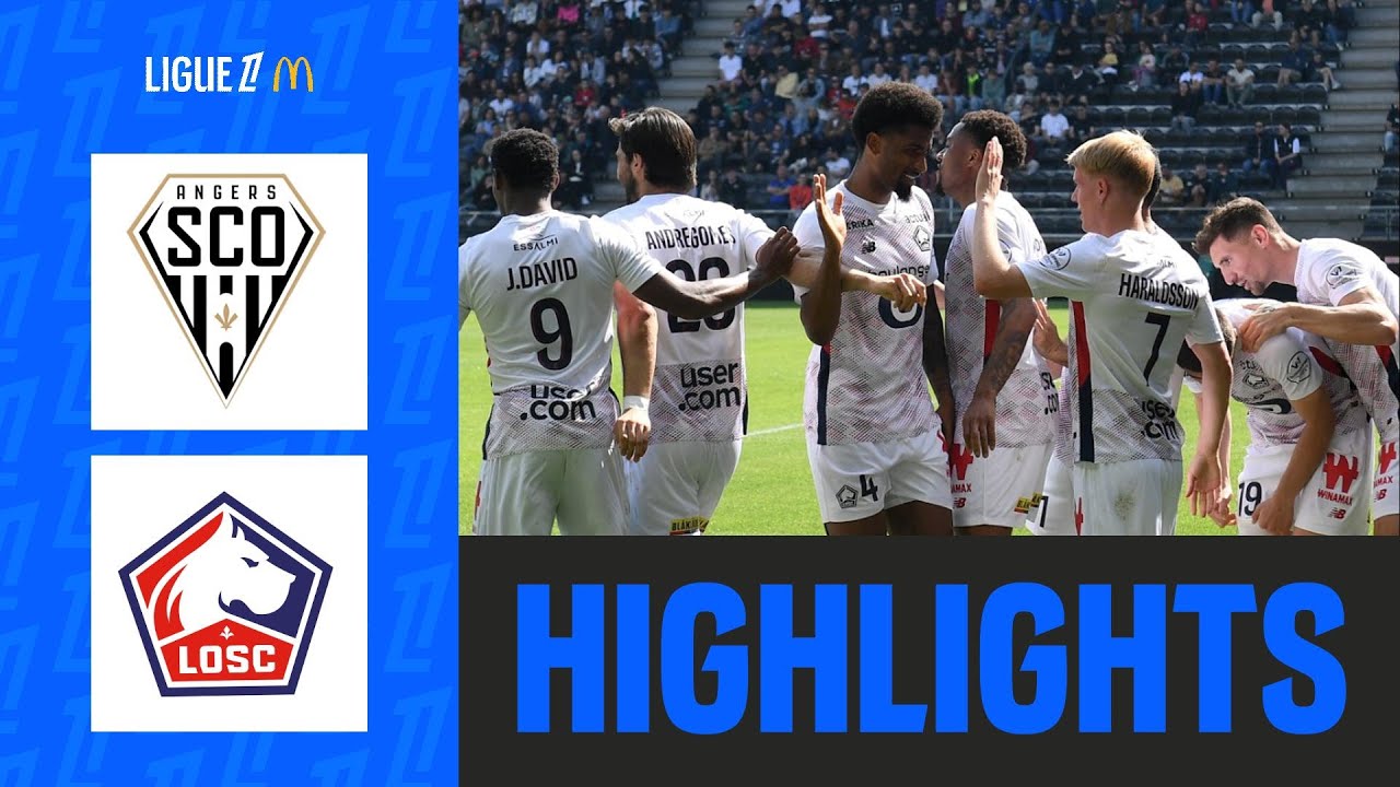 Résumé de la Victoire du LOSC contre Angers en Ligue 1 🏆 | 31ème Journée Saison 2024/2025