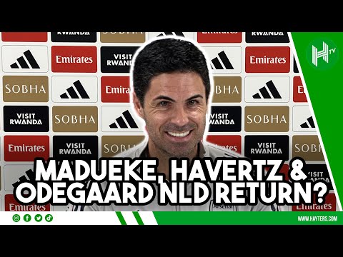Madueke, Havertz, Odegaard back for NLD? | Mikel Arteta | Burnley v Arsenal